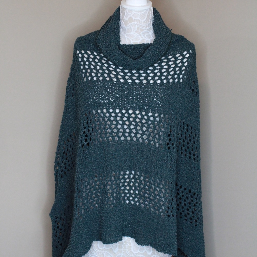 Cowl Neck Poncho